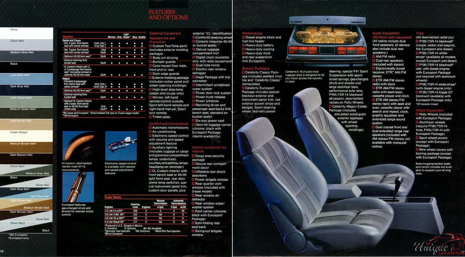 1985 Chevrolet Celebrity Brochure Page 10
